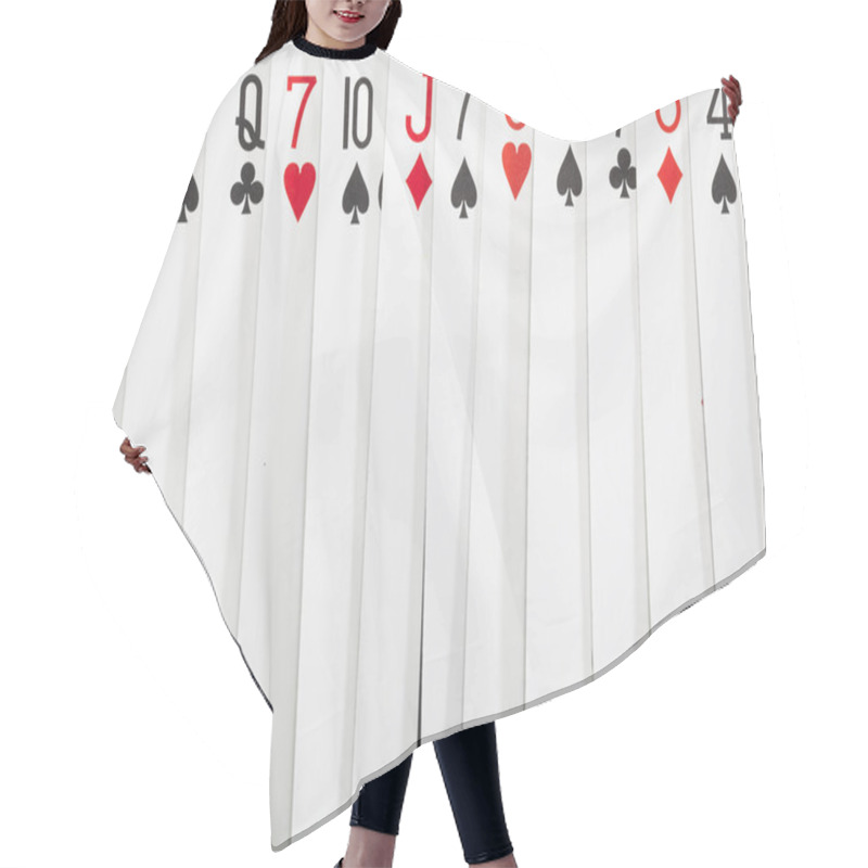 Personality  Playing Cards, Casino Concepts Hair Cutting Cape