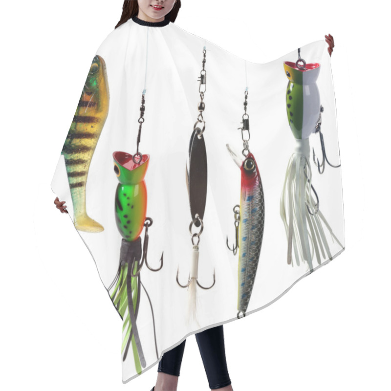 Personality  Fishing Baits Hair Cutting Cape