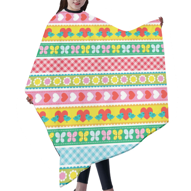 Personality  Mod Border Patterns Hair Cutting Cape