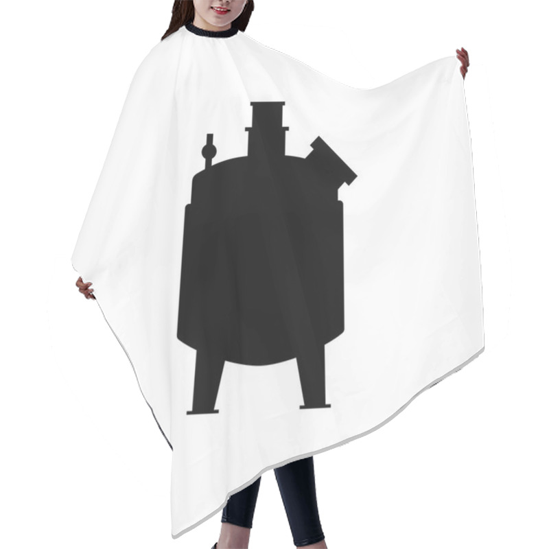 Personality  Bioreactor Device Icon, Shade Picture Hair Cutting Cape