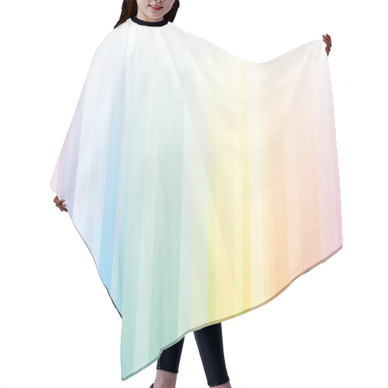 Personality  Seamless Harmony Stripes Hair Cutting Cape