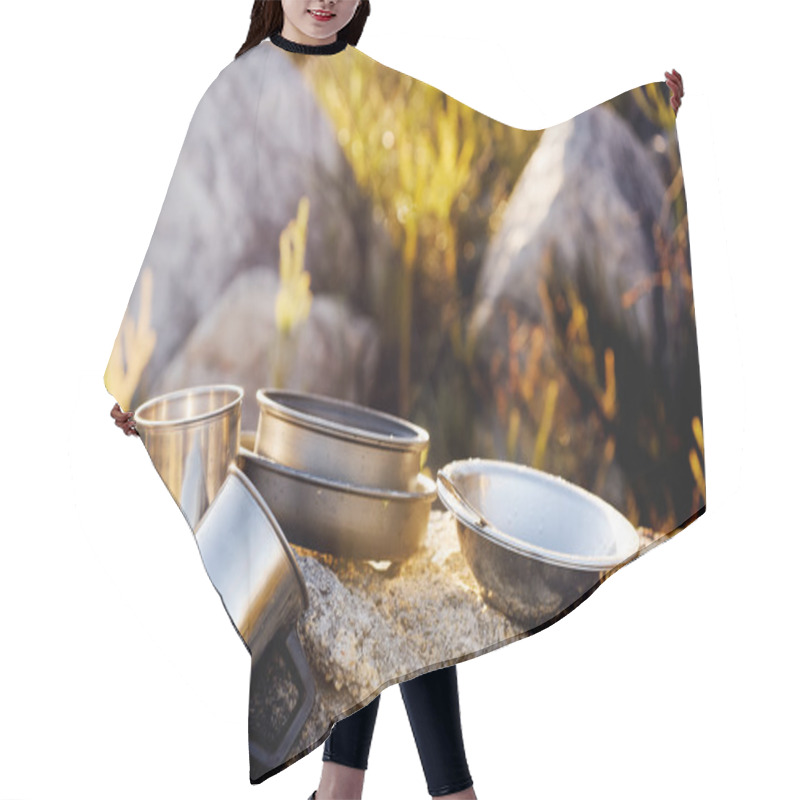 Personality  Camping Cooking Gear Hair Cutting Cape