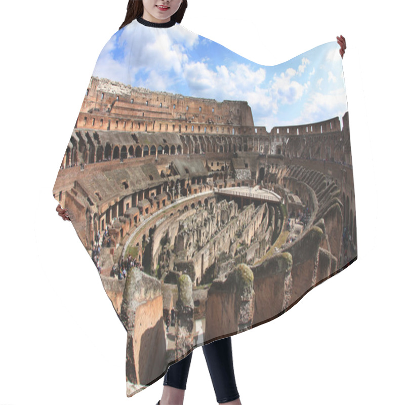 Personality  Rome Colosseum Hair Cutting Cape