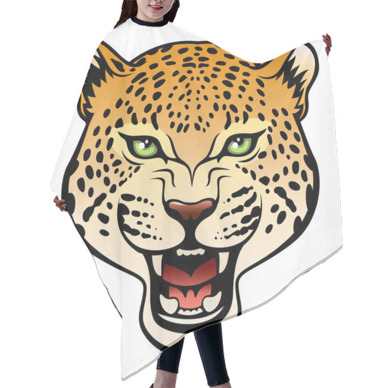 Personality  Jaguar Hair Cutting Cape