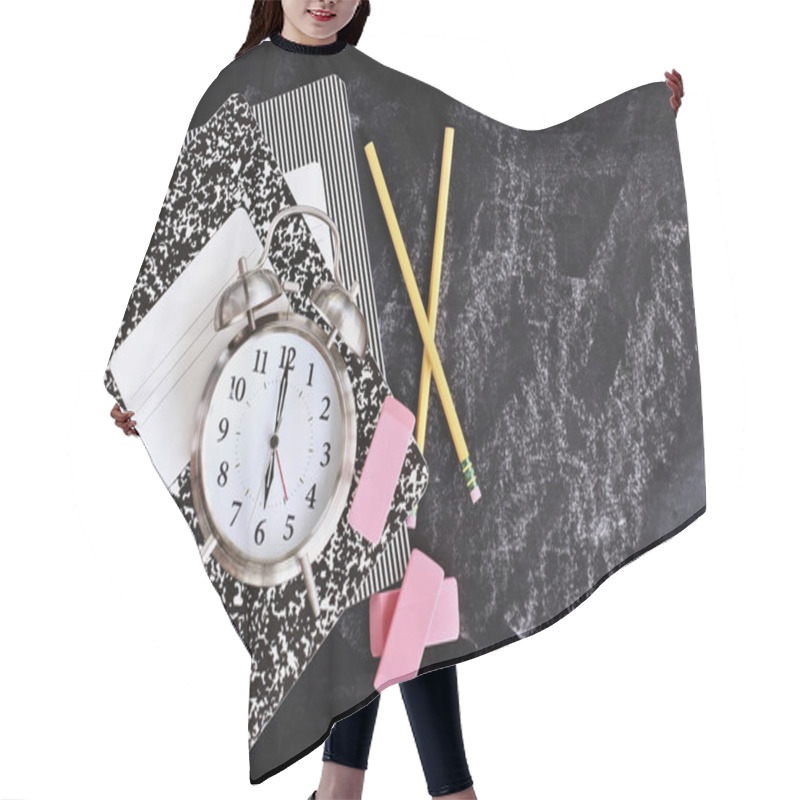 Personality  Back To School Supplies And Alarm Clock Hair Cutting Cape