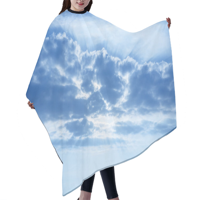 Personality  Beautiful Cumulonimbus Clouds Hair Cutting Cape