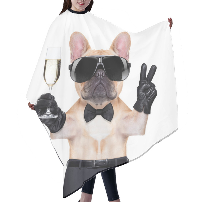 Personality  Cool Party Dog Hair Cutting Cape