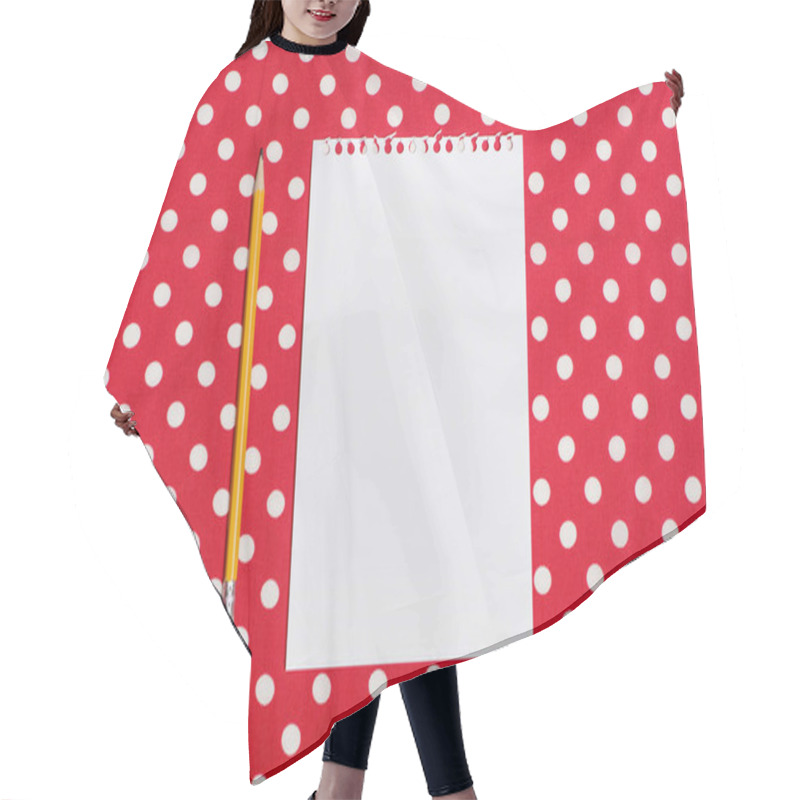 Personality  Blank Parer And Pencil  Hair Cutting Cape