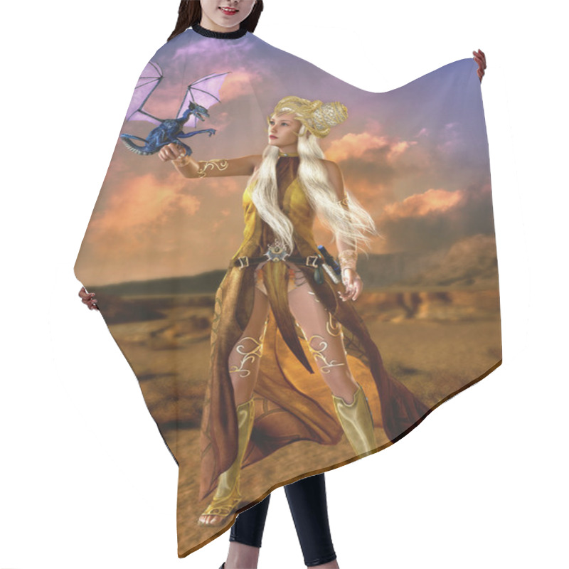 Personality  Dragon's Mother, 3d Cg Hair Cutting Cape