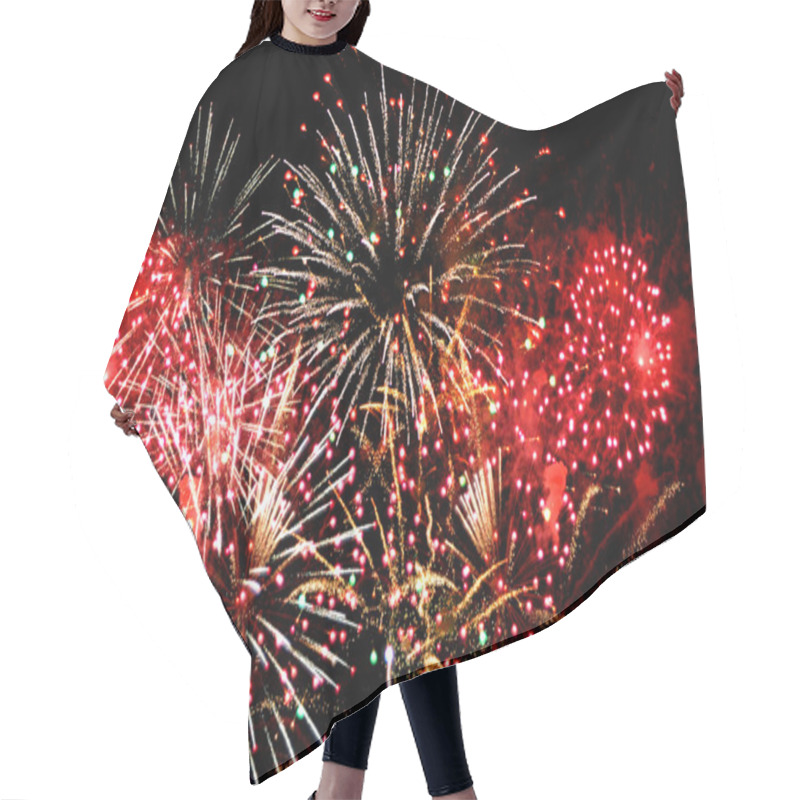 Personality  Fireworks Hair Cutting Cape