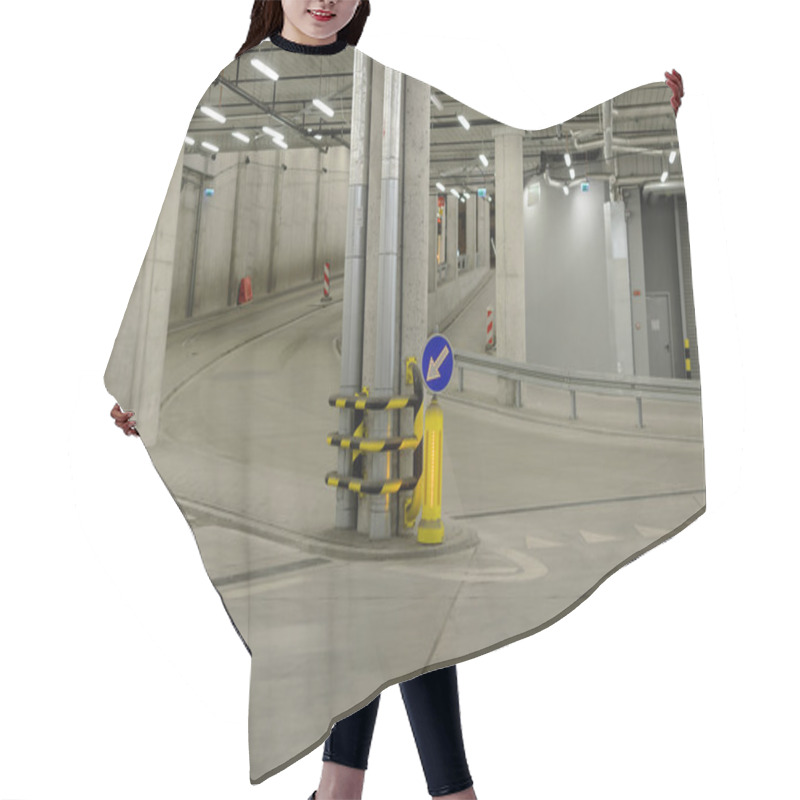 Personality  Interior Of An Urban Tunnel Without Traffic Hair Cutting Cape