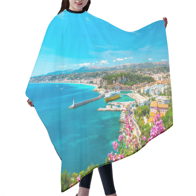 Personality  Nice City, French Riviera, Mediterranean Sea Hair Cutting Cape