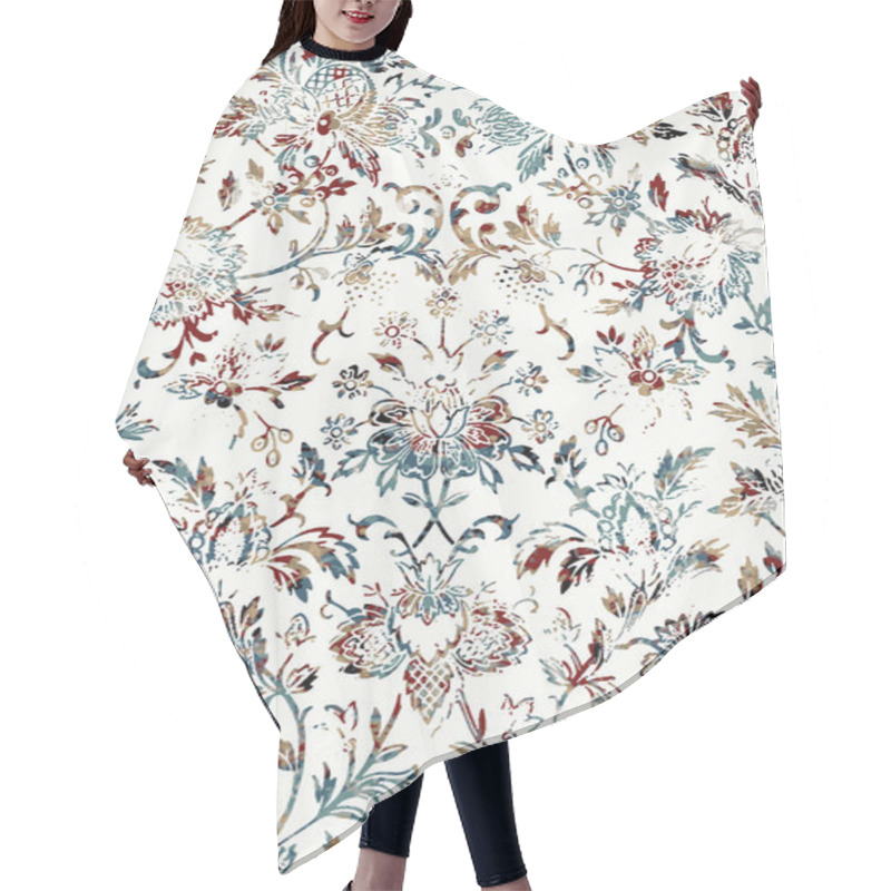 Personality  Carpet And Rugs Textile Design With Grunge And Distressed Texture Repeat Pattern  Hair Cutting Cape