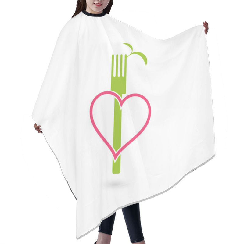 Personality  Vegetarian Sign Hair Cutting Cape