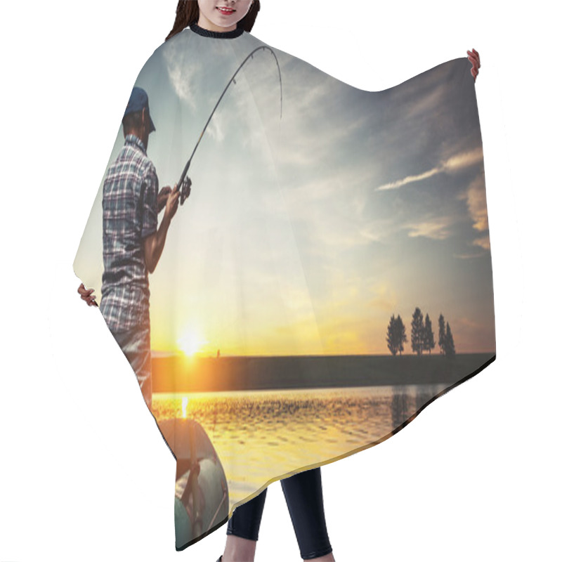 Personality  Fisherman Hair Cutting Cape