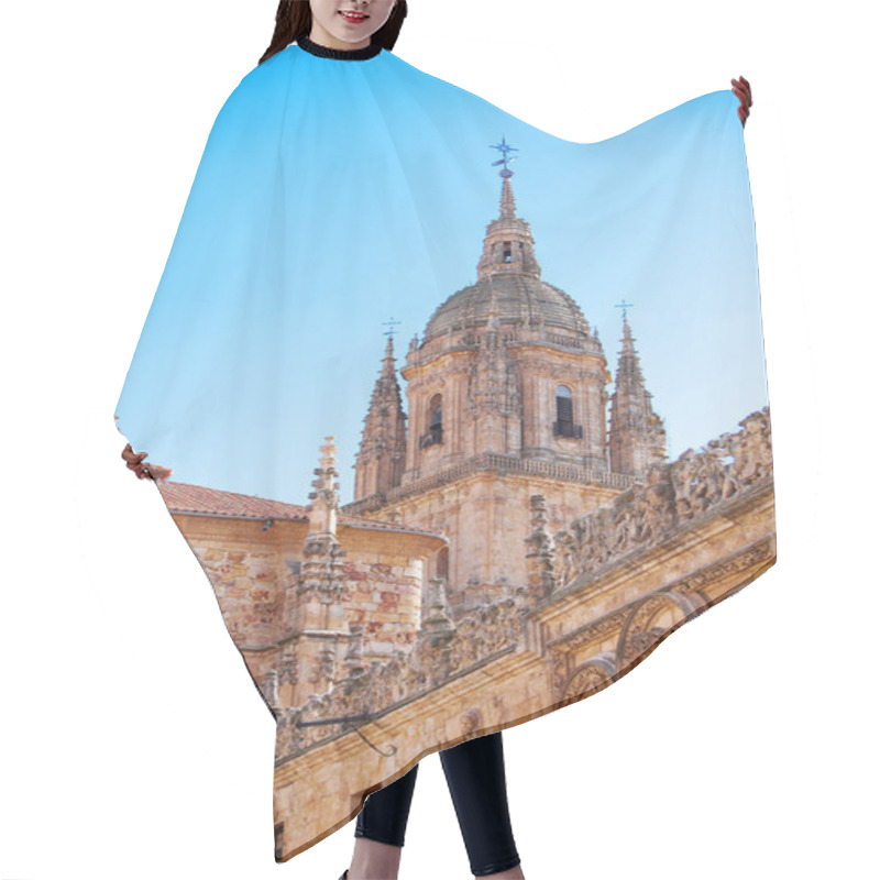 Personality  View Of The Dome Of The Great Catholic Cathedral In Salamanca,  Hair Cutting Cape