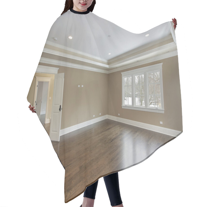 Personality  Master Bath With Tray Ceiling Hair Cutting Cape