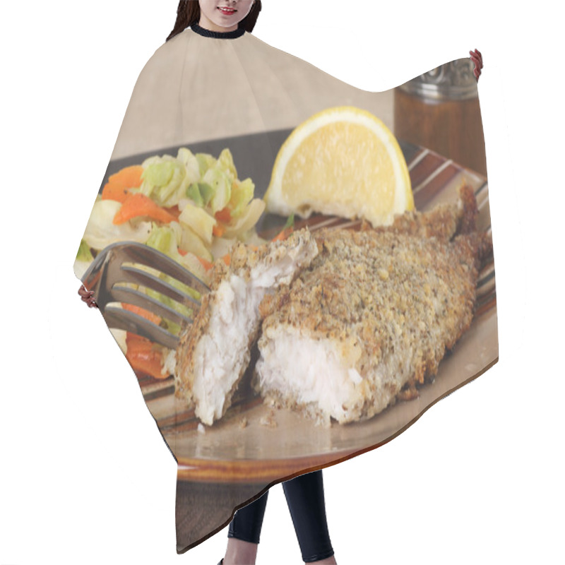 Personality  Cut Fish Fillet Hair Cutting Cape