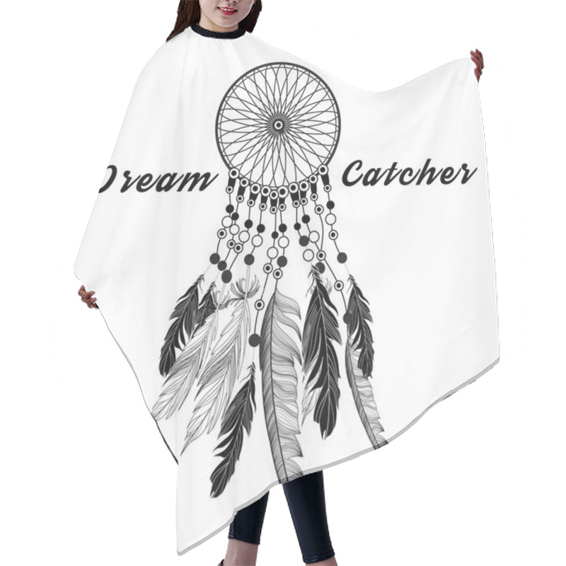 Personality  Dreamcatcher Graphic Tale Hair Cutting Cape