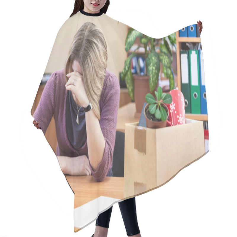 Personality  Dismissal Woman In The Workplace Hair Cutting Cape