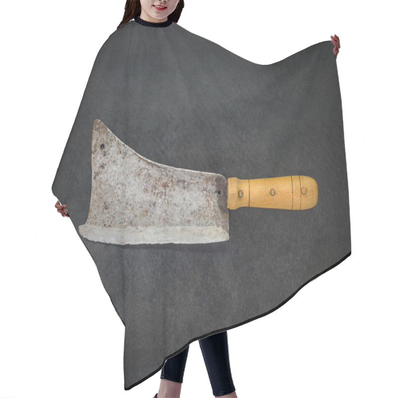 Personality  Old Meat Cleaver Hair Cutting Cape