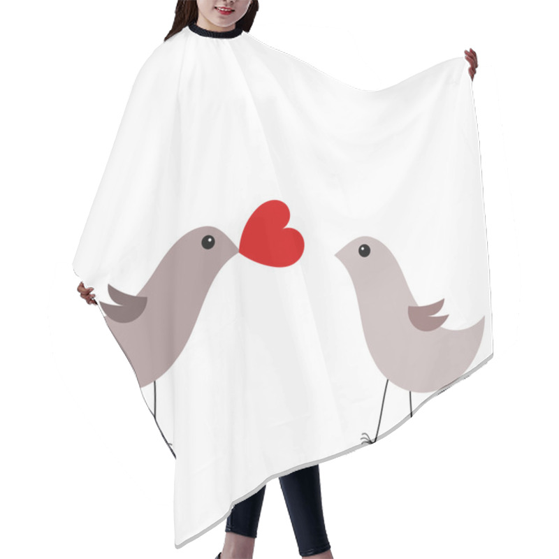 Personality  Loving Couple Hair Cutting Cape