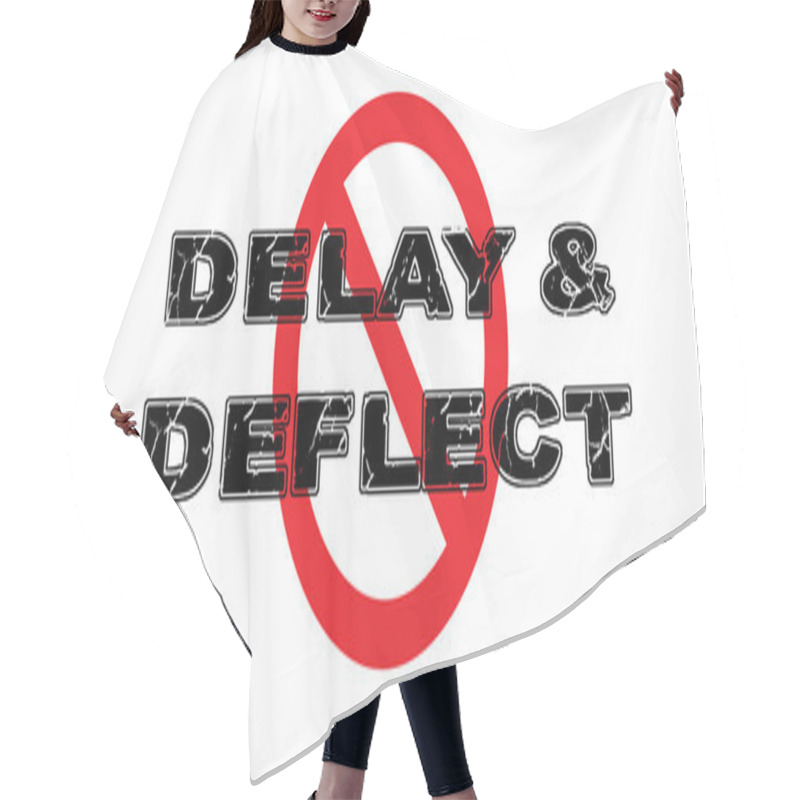 Personality  Ban Delay & Deflect Hair Cutting Cape