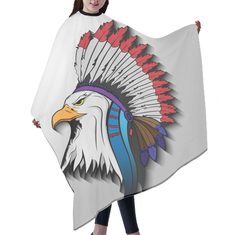 Personality  Eagle. Hair Cutting Cape