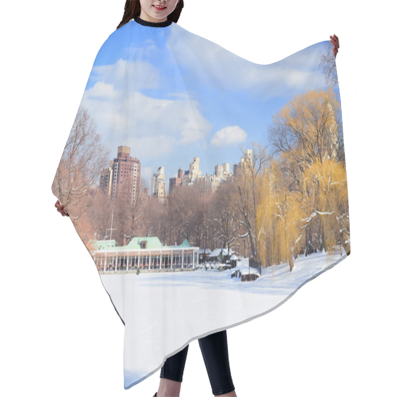 Personality  New York City Manhattan Central Park Panorama Hair Cutting Cape