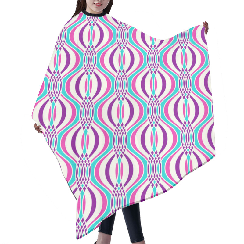 Personality  Ogee Pattern Hair Cutting Cape