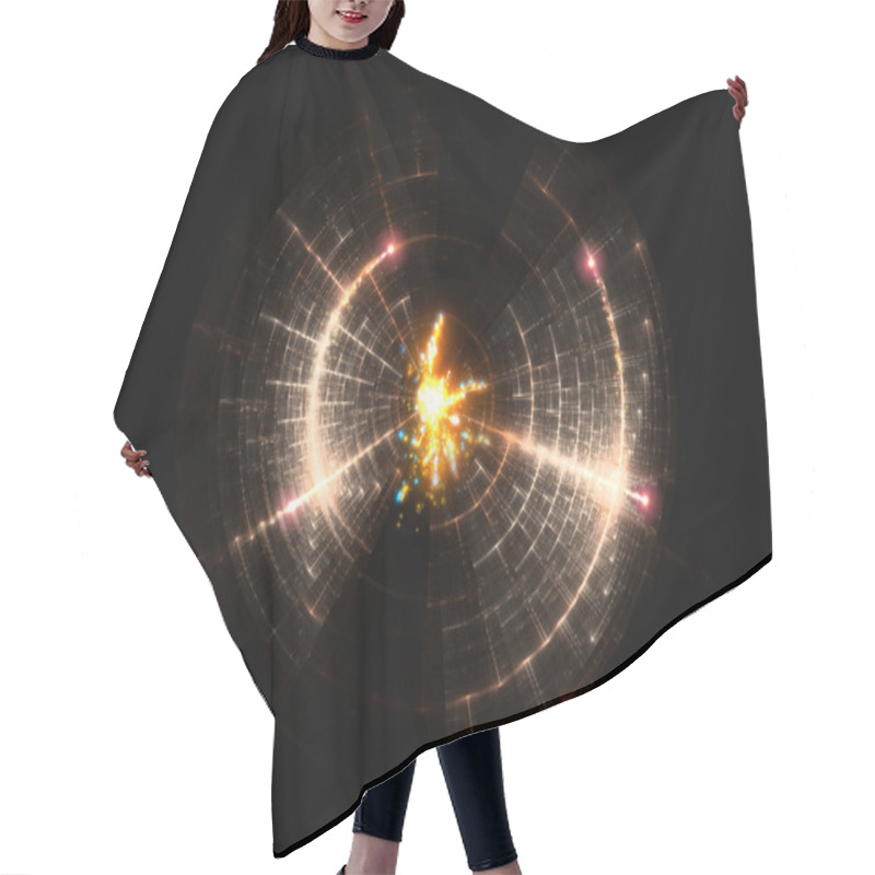 Personality  Abstract Background Hair Cutting Cape