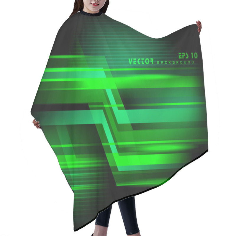 Personality  Hi Tech Abstract Background. EPS 10. Hair Cutting Cape