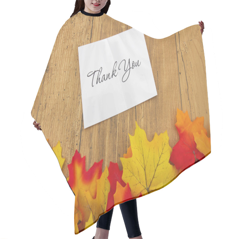 Personality  Thank You Card Hair Cutting Cape