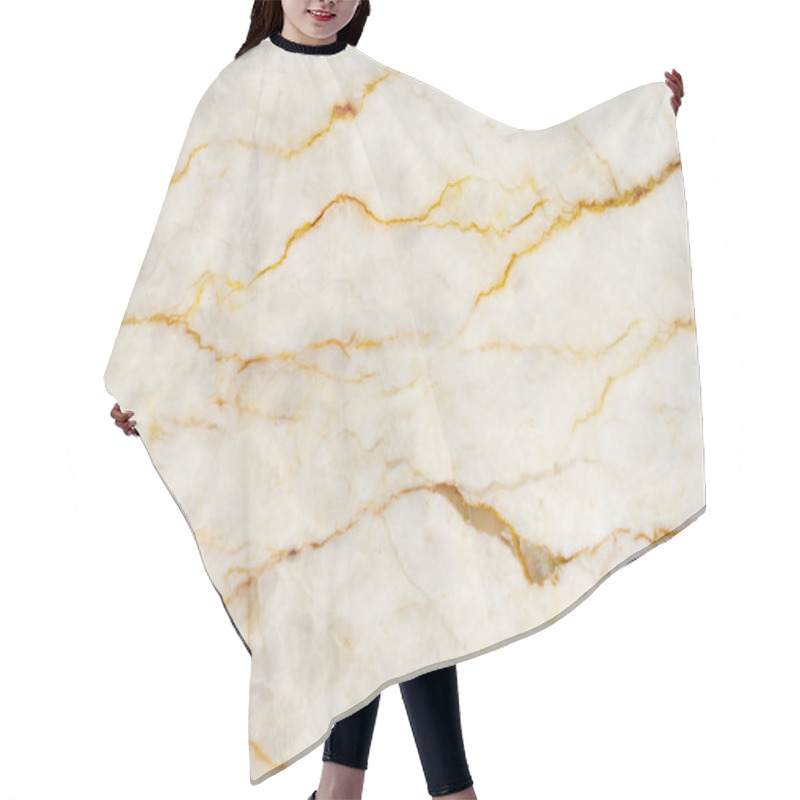 Personality  Abstract Black Marble Texture In Natural Patterned. Hair Cutting Cape