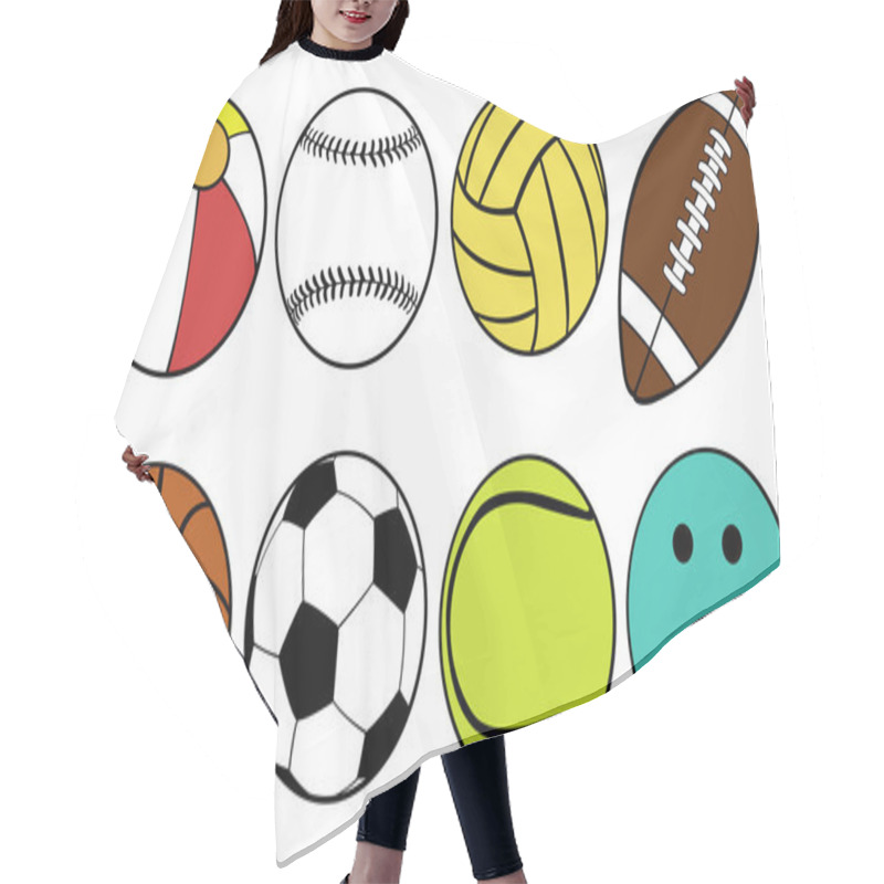 Personality  Balls Hair Cutting Cape