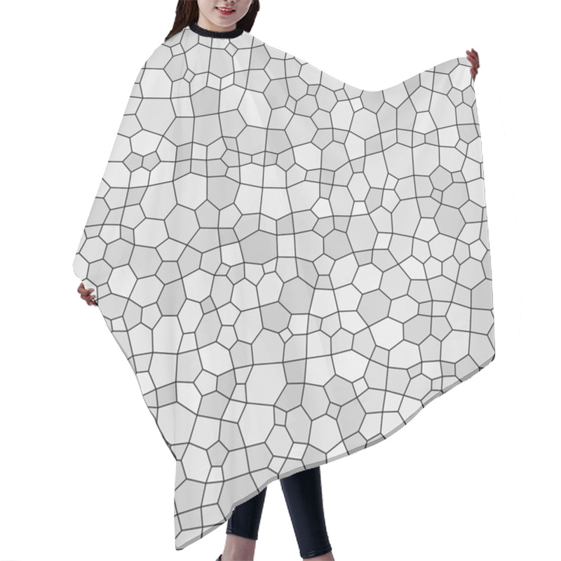 Personality  Vector Grunge Textured Paper Shell Hair Cutting Cape