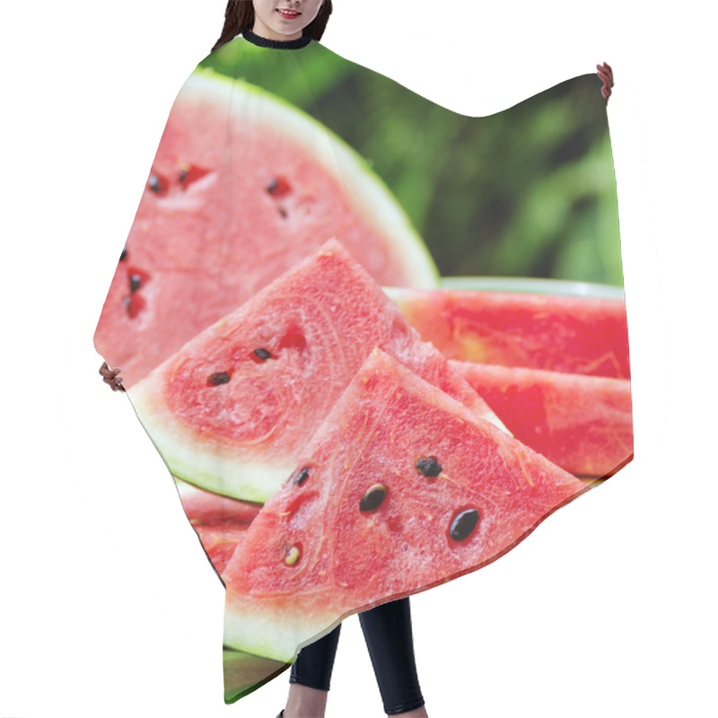 Personality  Watermelon Hair Cutting Cape