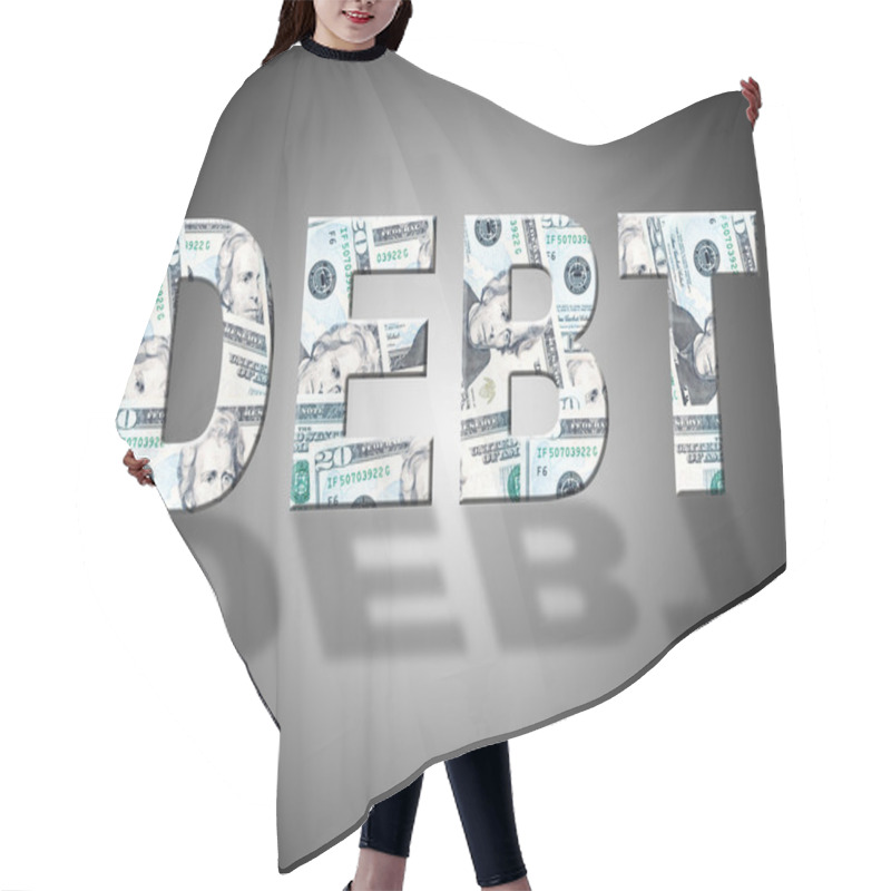 Personality  Debt Dollars Shows United States And American Hair Cutting Cape