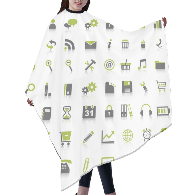 Personality  Web Icons Hair Cutting Cape