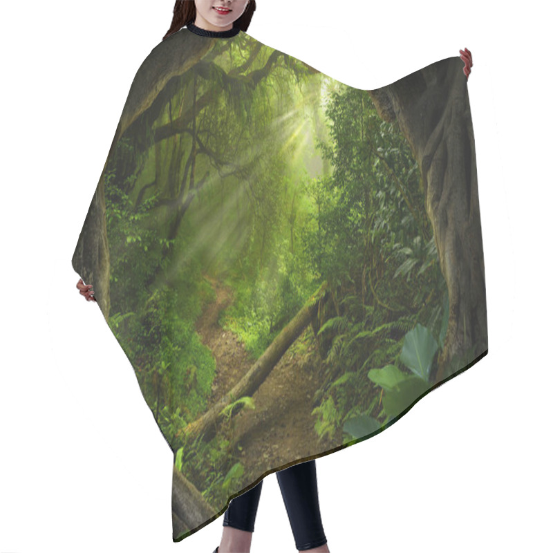 Personality  Tropical Rain Forest In Asia Hair Cutting Cape