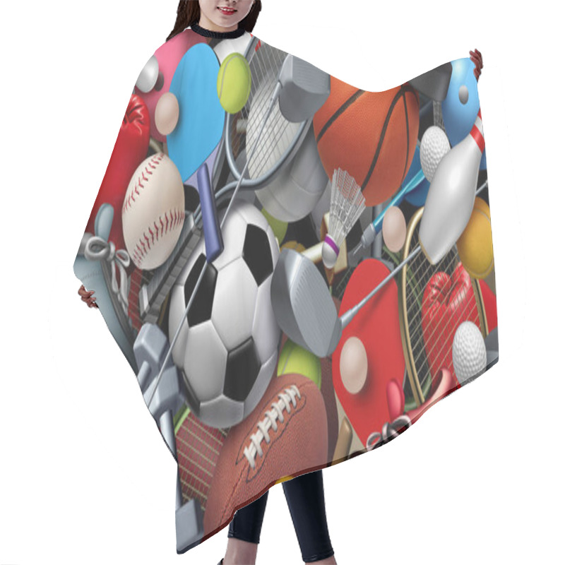 Personality  Sports And Games Background Hair Cutting Cape