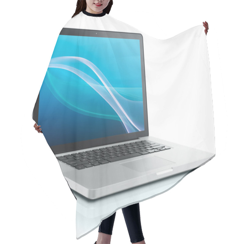 Personality  Computer Laptop Hair Cutting Cape