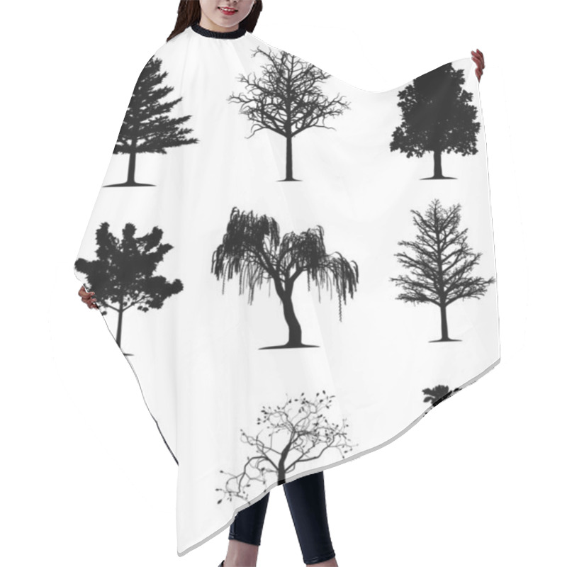 Personality  Trees Collection Hair Cutting Cape