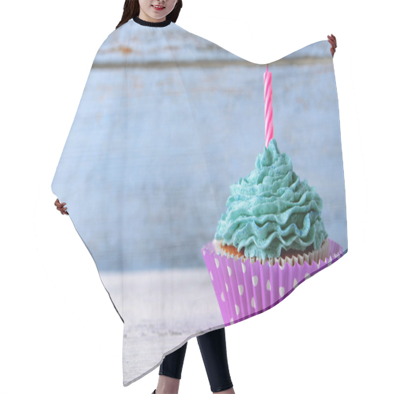 Personality  Delicious Birthday Cupcake Hair Cutting Cape