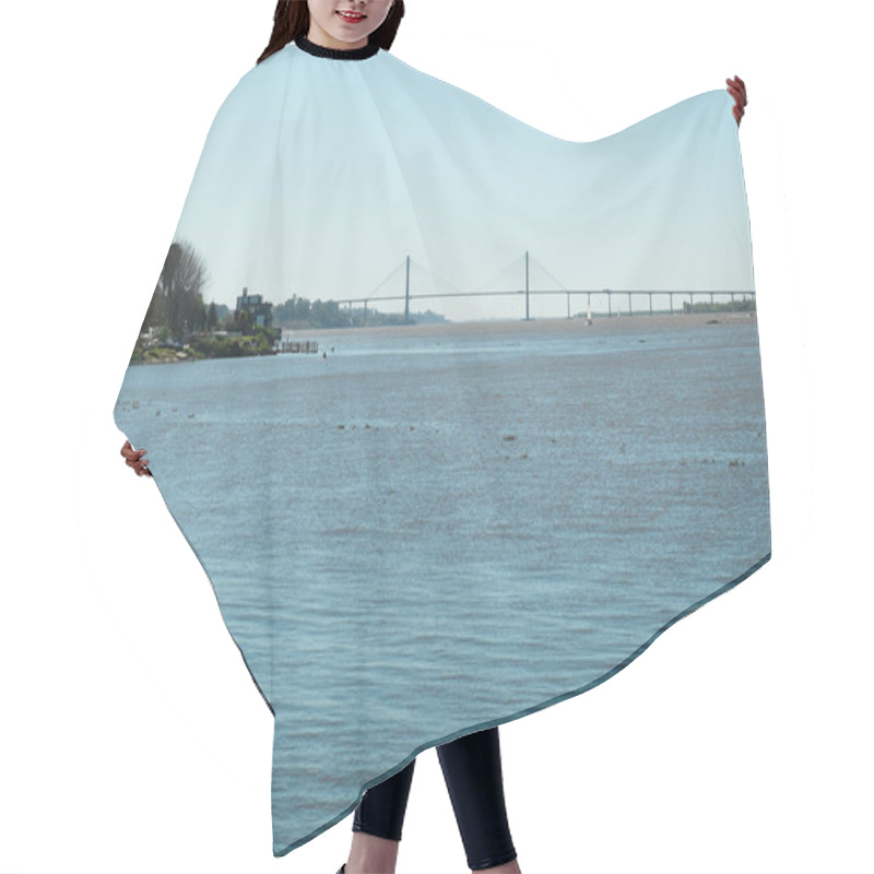 Personality  Bridge Over Parana River Hair Cutting Cape