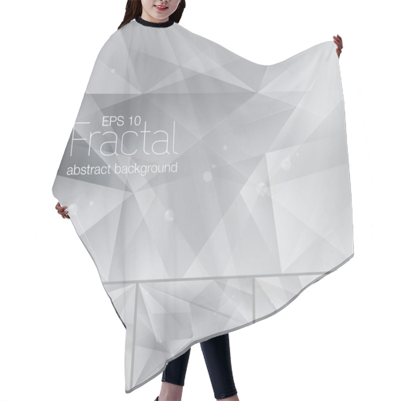 Personality  Fractal Abstract Background Hair Cutting Cape