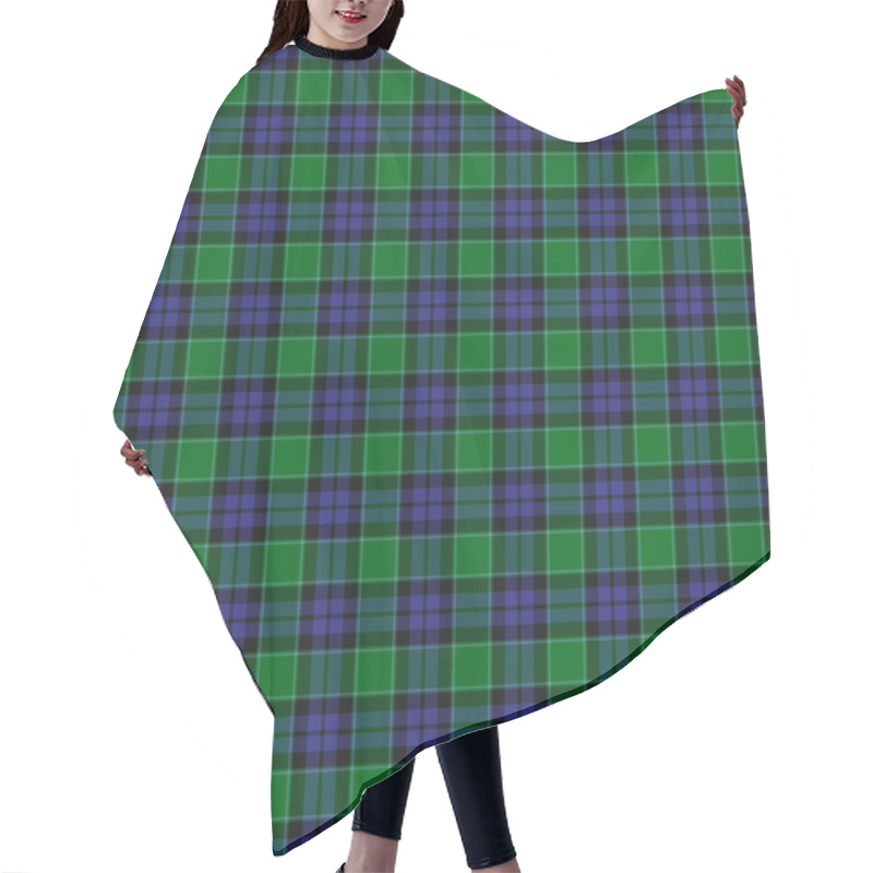 Personality  Clan Graham Of Menteith Tartan Hair Cutting Cape