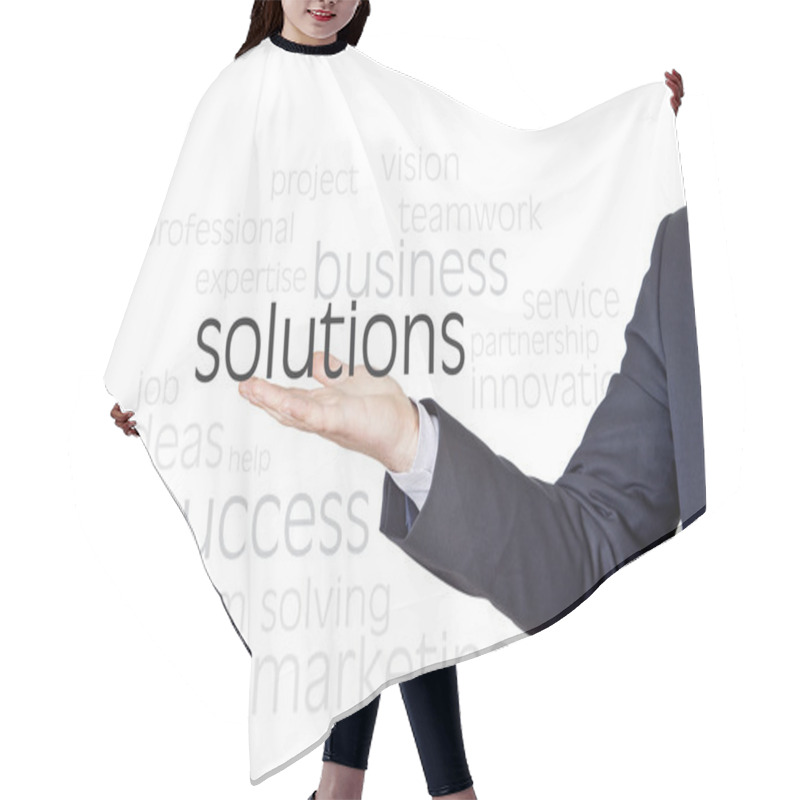 Personality  Solutions Business Words Hair Cutting Cape