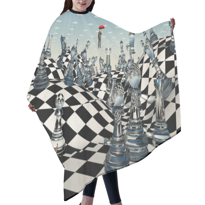 Personality  Fantasy Chess Concept Background Hair Cutting Cape