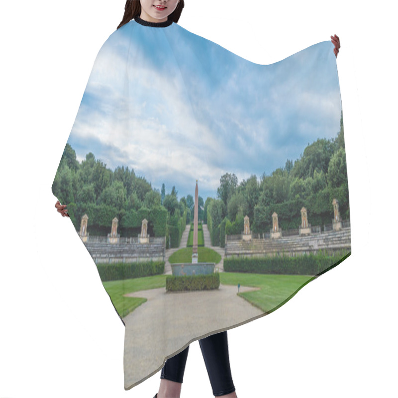 Personality  Italy Florence Boboli Gardens Hair Cutting Cape